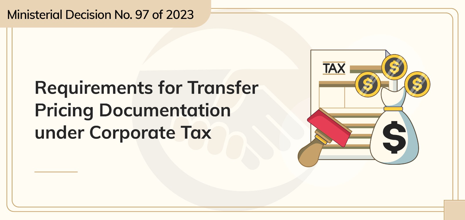 Requirements for Transfer Pricing Documentation under Corporate Tax